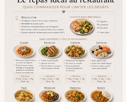 Aperçu des conseils restaurant du guide